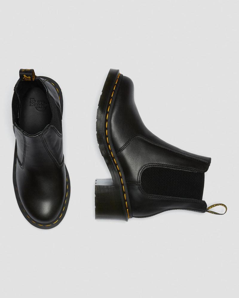 Botas de Tacon Dr Martens Cadence Cuero Tacón Mujer Negros | MX 634EBC